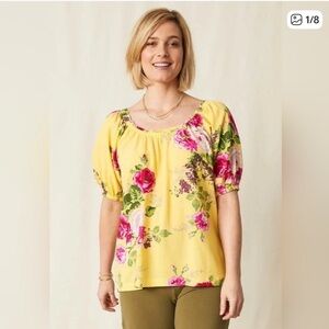 Matilda Jane Yellow Floral Blouse